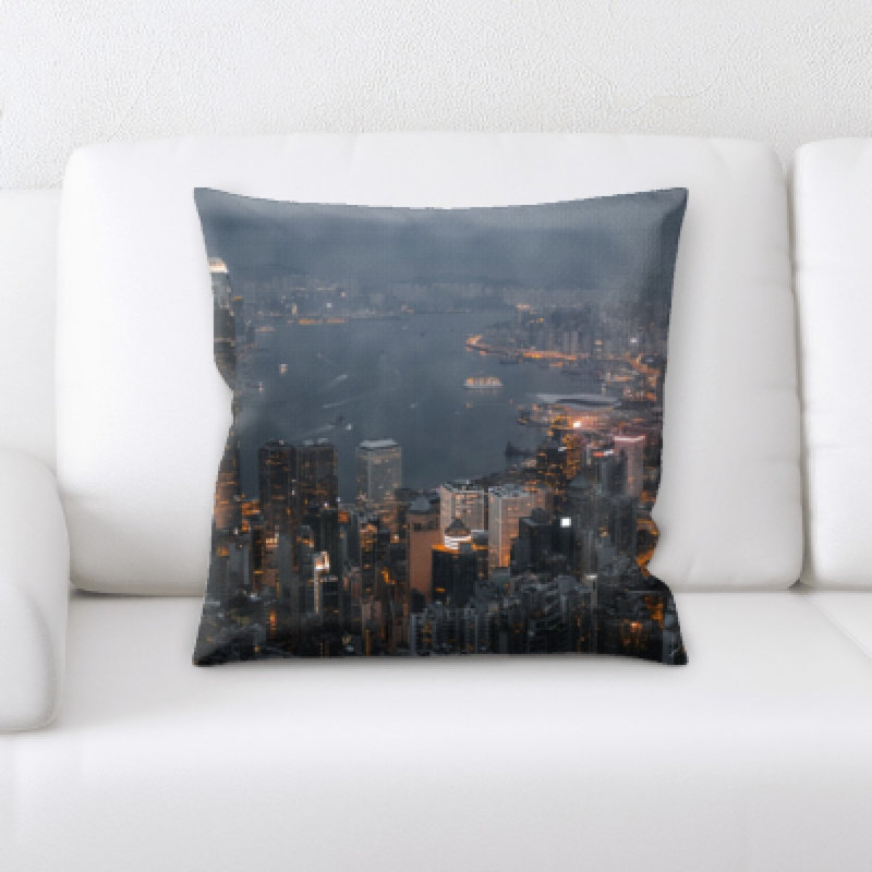 Microsuede Throw Pillow