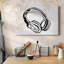 Casque avec croquis sur toile tendue-314941178