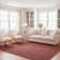 Auckland Hand-Woven Flatweave Jute/Sisal Brown/Rust Area Rug