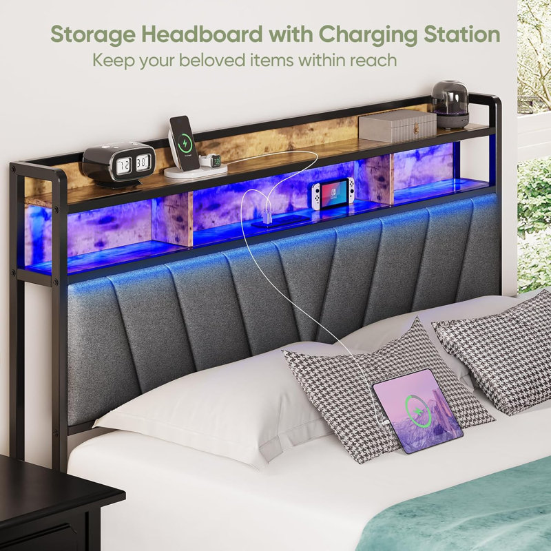 Full Bed Frames with Headboard