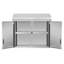 Armoire murale en acier inoxydable avec portes à charnières-109592102