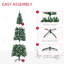Lighted Artificial Pine Christmas Tree-264588135