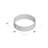 5 lb. 22 in. x 22 in. Round Glass Frame Guard Fire Pit Accessory