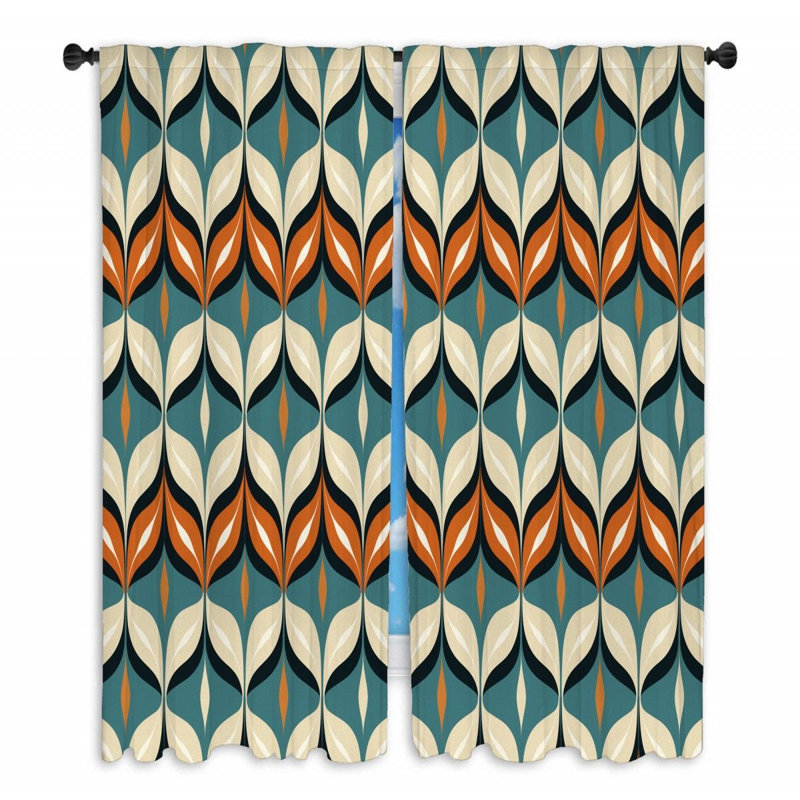 Paire de rideaux obscurcissant en polyester Jibri, L 40 po x L 84 po