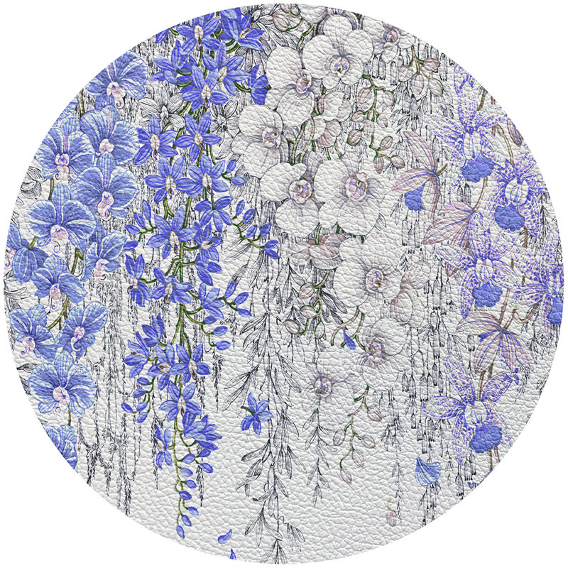 Orchid Garden 16" Vinyl Placemat, Wisteria Lilac