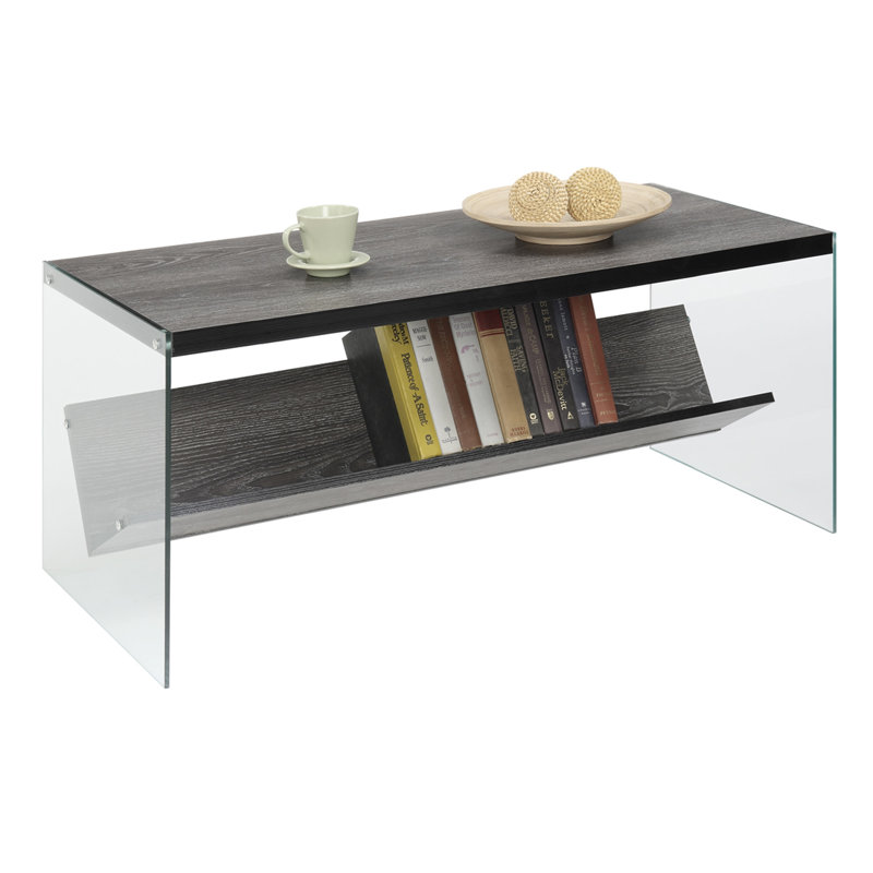 Allegonda Single Coffee Table, Weathered Gray