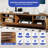 59" Modern Classic TV Stand, Media Center with Power Outlet-1426915681