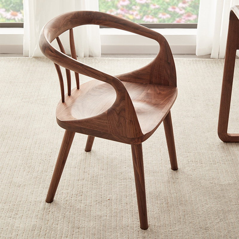 Solid wood desk and chair set