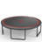 12Ft Trampoline Pumpkin- Ladder-Black Red