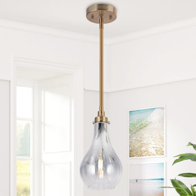 Luminaire suspendu en verre 1 lumière Goetz