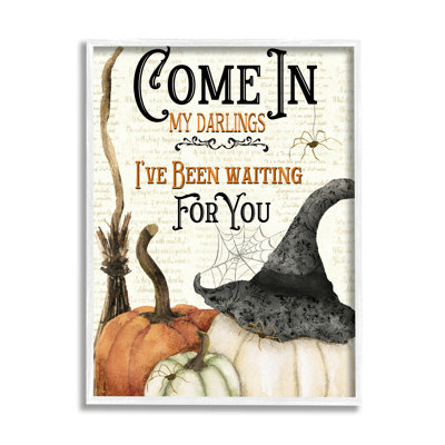 Ba-817-Framed " Come In Spooky Halloween " by Deane Beesley