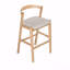 Ensemble de 2 chaises de salle à manger, tabouret de bar en bois d'hévéa