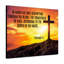 Though His Death Ephesians 1:7 - Wrapped Canvas Print-2071563730