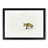 A Red Fox Alone in the Winter in Abstract - Picture Frame Graphic Art Print-55629424-55629425