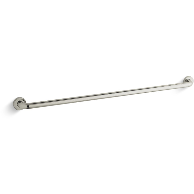 Contemporary Grab Bar, 42"W, Vibrant Polished Nickel