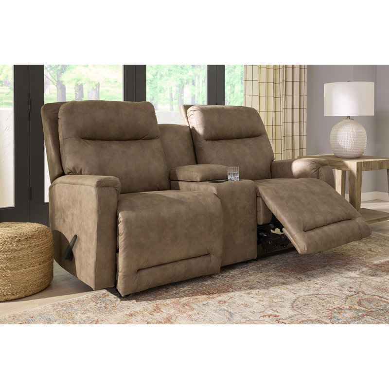 Reclining Space Saver Loveseat - Manual, Havanna