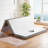 Kemar 4-Inch Tri-Fold Gel Memory Foam Mattress Topper  with Washable Cover, Portable, Soft, Breathable-570228540
