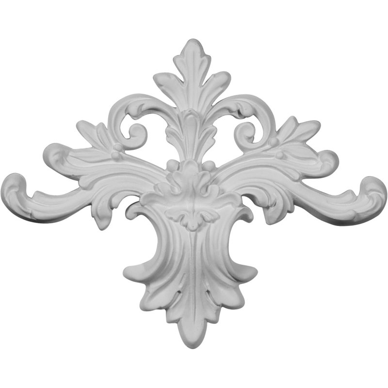 Amelia 7.25 in. H x 9.5 in. W x 1 in. D Urethane Onlay Scroll