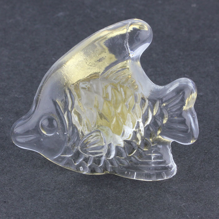 (Paquet de 5) BESOIN DE COLLE! Poignée poisson transparente 2 pouces