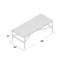 4 Legs Coffee Table-763762050