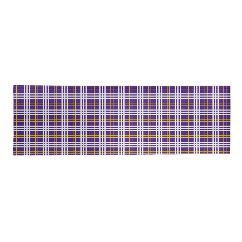Tapis à carreaux mauve, Tapis de couloir 2 pi 6 po x 8 pi