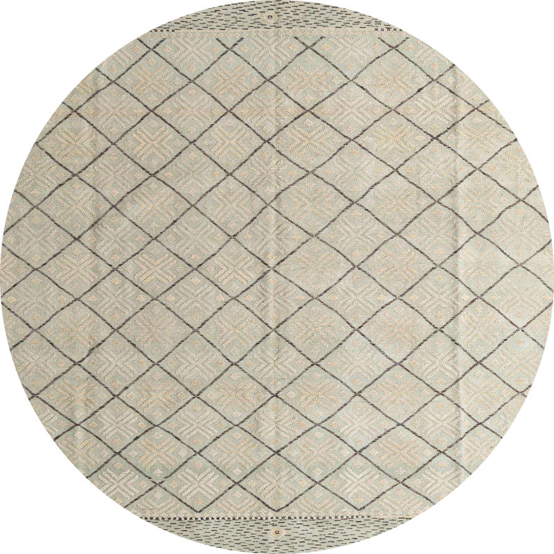 Abstract Indoor Rug, Round 3'
