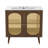 36" Freestanding Rattan Bathroom Vanity With Ceramic Sink-337828567