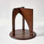 Table d'appoint 100% bois massif, table de bout en bois naturel, table centrale rustique, table d'appoint simple pour le salon