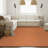 Brenly Geometric Machine Washable Non Skid Indoor Area Rug - Orange-154408036