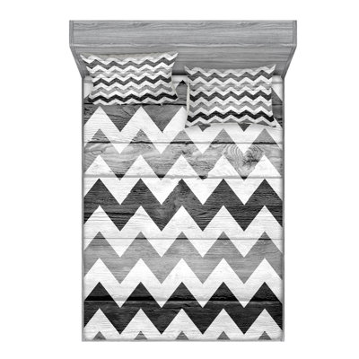 Microfiber Chevron Sheet Set
