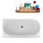 55.1'' x 29.5'' Soaking Acrylic Bathtub-95288452