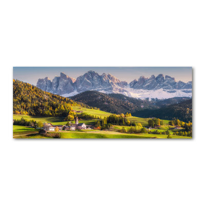 Panorama Of The Mountains - Wrapped Canvas Print