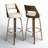 Betuel Swivel Upholstered Counter Stool with Solid Wood Frame-106885318-106885320