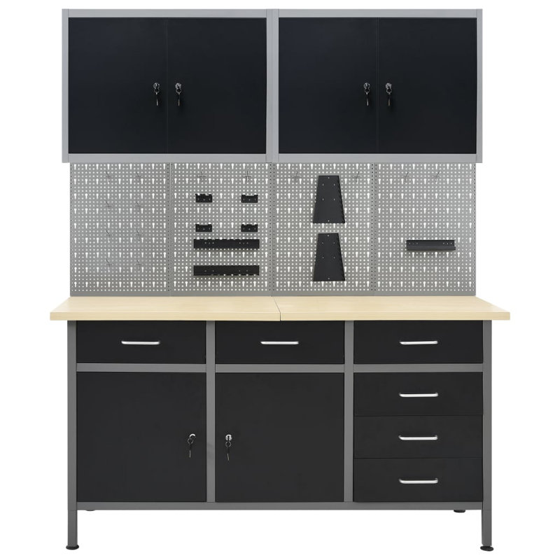 7 Piece Metal Complete Storage System