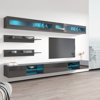 Meuble audio-vidéo flottant Fly 126 "I 33TV