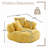 Luxurious High-Back Bean Bag Chair with 3 Pillows, Soft Corduroy, and High-Density Memory Foam for Ultimate Comfort and Support.-2119345251