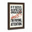 Natural Wood Framed,Canvas Wall Art for Living Room, Bedroom, Office or Entryway – Decorative Wall Decor with Sizzle Paying-129121040-129121043