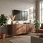 Meuble télé avec rangement et projecteur Shaea