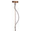 Theodis 1 - Light Gold Bowl Pendant