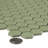 Metro 1" Hex Glossy 10-1/4 " x 11-7/8 " Porcelain Mosaic Floor and Wall Tile-50783799