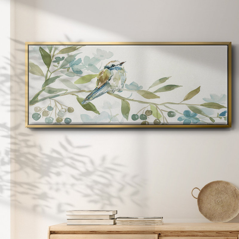 Début du printemps I - toile encadrée, H 8 po x l 20 po