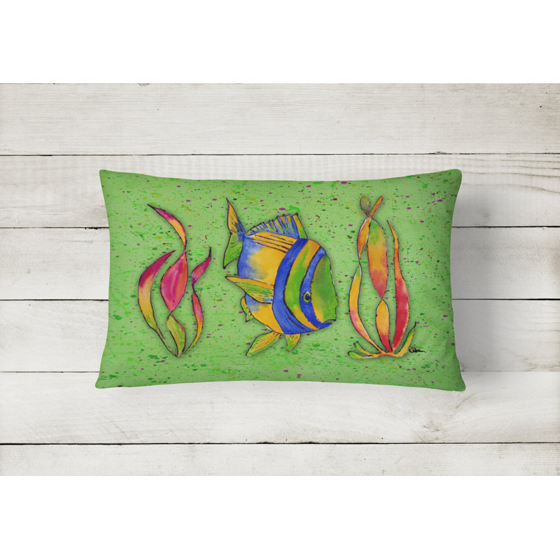 Outdoor Throw Pillow, Green