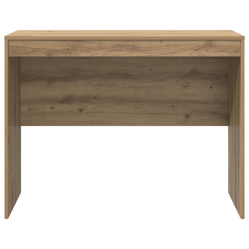 Writing Desk Particle Board 76 Cm, 76cm H x 100cm W x 50cm D, Artisan Oak