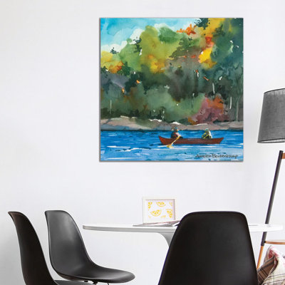 Tranquility by Annelein Beukenkamp - Wrapped Canvas Painting