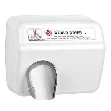 Automatic 110 Volt Hand Dryer in White DENFER