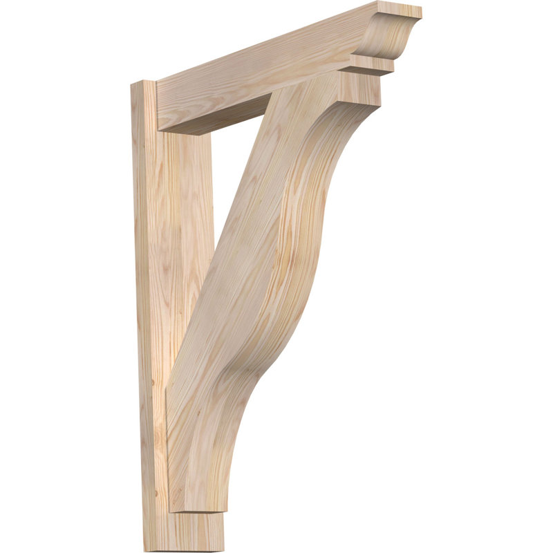 Persienne Funston traditionnelle, Sapin Douglas de 8 po (sciage brut), P 42 po x H 42 po