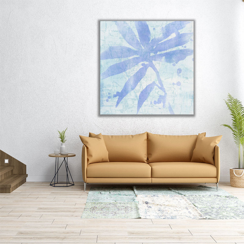 Seafoam Palm I - reproduction d'art sur toile, H 40 po x l 40 po