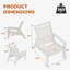 Chaise Adirondack d'extérieur réglable en PEHD toutes saisons-808961325