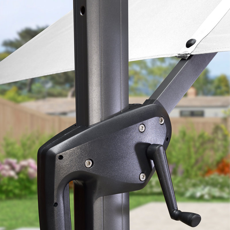 274cm Cantilever Parasol, White
