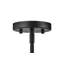  Alonsa - Pendant - Matte Black Finish - Clear Ribbed Glass-2117410897